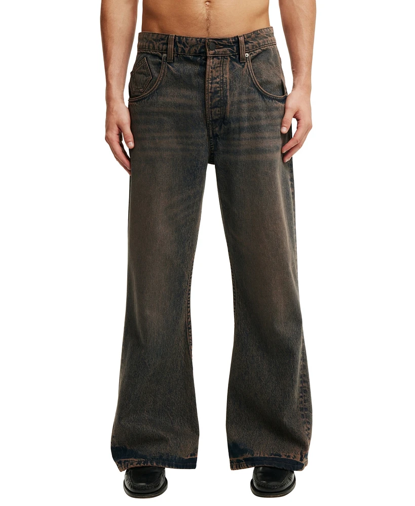 Cotton On Men's Baggy Bootcut Jeans