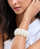 I.n.c. International Concepts Plastic Shell Stretch Bracelet, Exclusively at Macy's