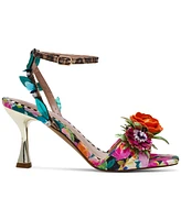 Betsey Johnson Women's Karra Flower-Embellished High-Heel Dress Sandals