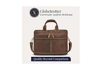 Luxorro Slim Leather Briefcase - Sleek & Elegant Perfect for Daily Usage
