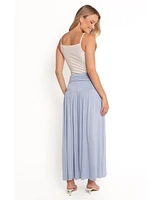 Petal and Pup Women's Lavia Ruched Knit Maxi Skirt