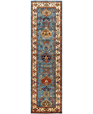 Adorn Hand Woven Rugs Serapi M1945 2'7''x9'11'' Runner Area Rug