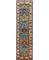 Adorn Hand Woven Rugs Serapi M1945 2'7''x9'11'' Runner Area Rug