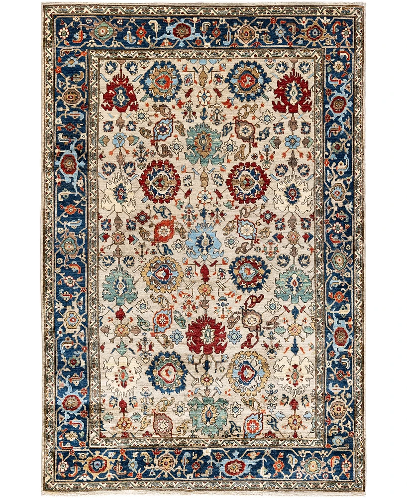 Adorn Hand Woven Rugs Serapi M1945 6'x9' Area Rug