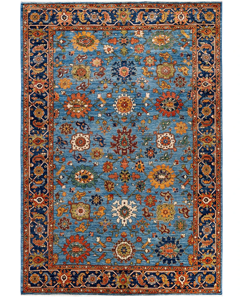 Adorn Hand Woven Rugs Serapi M1945 6'2''x9' Area Rug