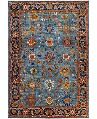 Adorn Hand Woven Rugs Serapi M1945 6'2''x9' Area Rug