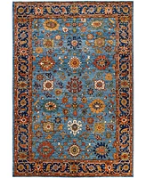Adorn Hand Woven Rugs Serapi M1945 6'2''x9' Area Rug