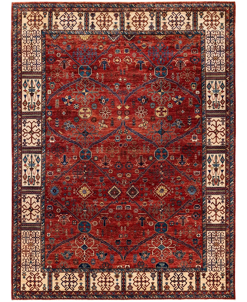 Adorn Hand Woven Rugs Serapi M1945 9'x12' Area Rug