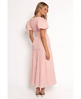 Petal and Pup Women's Joedy Puff Sleeve Midi Dress