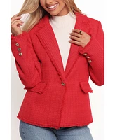 Petal and Pup Women's Simona Single Button Twill Blazer