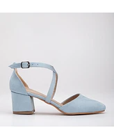 Dolly Low Block Heel Pumps