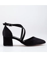 Dolly Low Block Heel Pumps