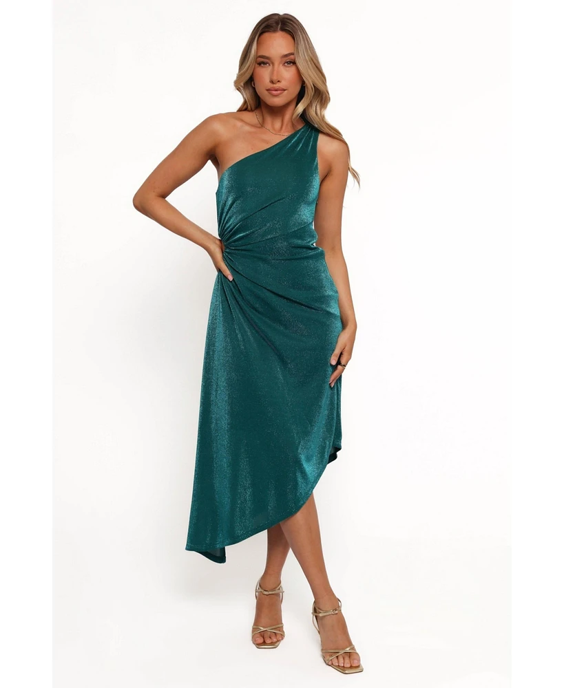 Petal and Pup Women's Emma One Shoulder Midi Dress