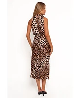 Petal and Pup Women's Anabelle Halter Neck Midi Dress