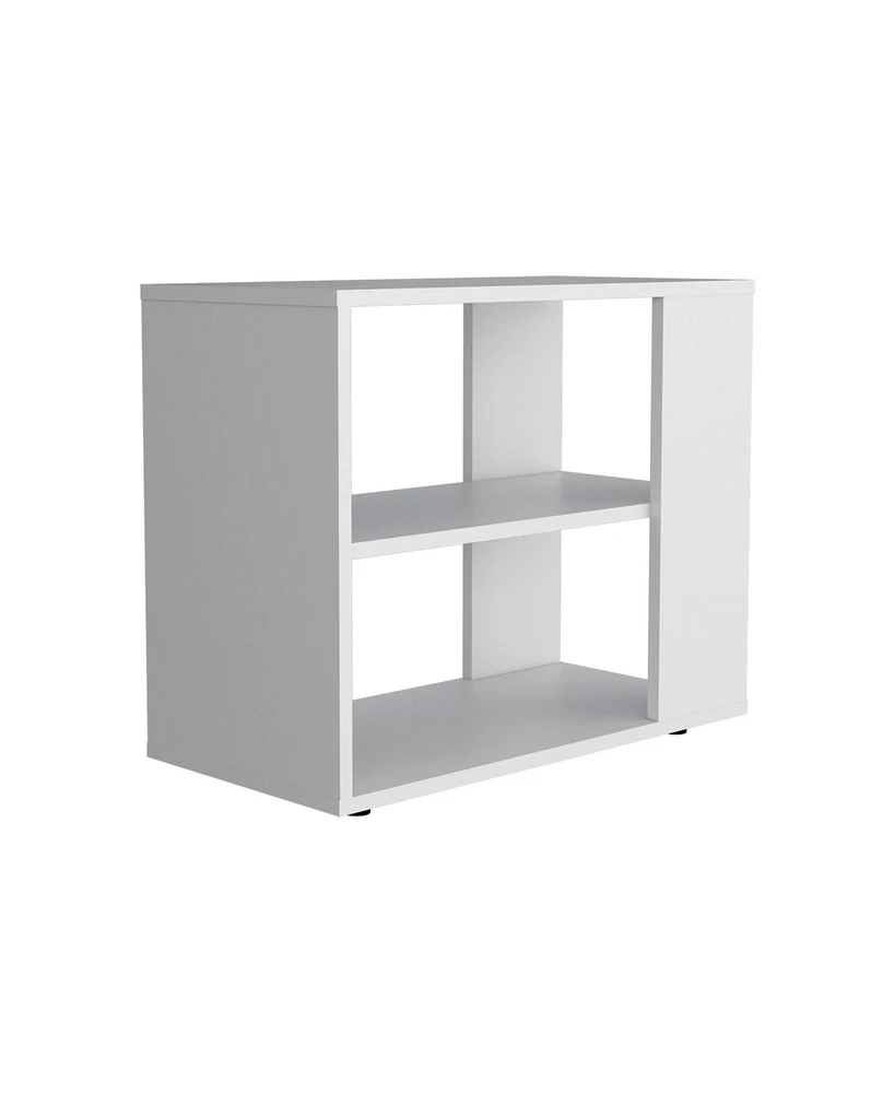 Cavalero Sideboard Table, 4 Legs, 2 Shelves, White