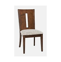 Urban Icon Contemporary Slotback Upholstered Dining Chair (Set of 2)