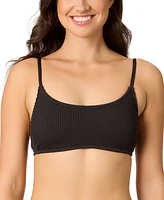Salt + Cove Juniors' Ribbed Scoop-Neck Bralette Bikini, Exclusively at Macy's