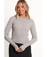 Petal and Pup Women's Searie Ribbed Cardigan Top