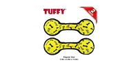 Tuffy Ultimate 2 Ball Tug Yellow Bone, 2 Pack Durable Squeaky Dog Toy