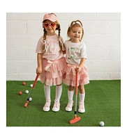 Sweet Wink Toddler Girls Daddy's Golf Short Sleeve T-Shirt