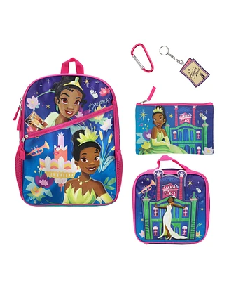 Disney's The Princess & The Frog 16" 5-Piece Backpack & Lunchbox Set