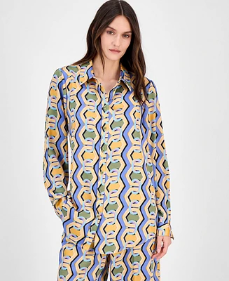 Tahari Asl Women's Printed Blouse