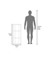 Laurier Office Library, 3 Shelves, White