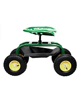 Garden Cart with Heavy Duty Tool Tray
