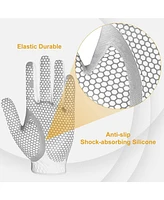 Wosofe Golf Gloves for Men s Left Hand Lycra Korean Nanometer Grip Soft Comfortable Pack of 2