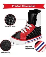 Wosofe Golf Blade Putter Cover Embroidered Pu Leather headcovers Funny Shoe Shaped Fit All Brands