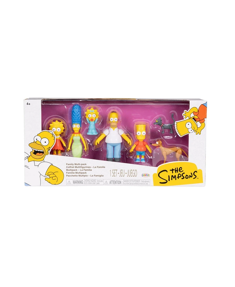 The Simpsons 2.5" Scale Family Multipack Action Figure