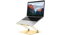 LS10 Aluminum Laptop/Computer Stand, Ergonomic Adjustable Notebook Riser Holder, Compatible with Air, Pro, Dell, Hp, Lenovo More 10-14" Laptops