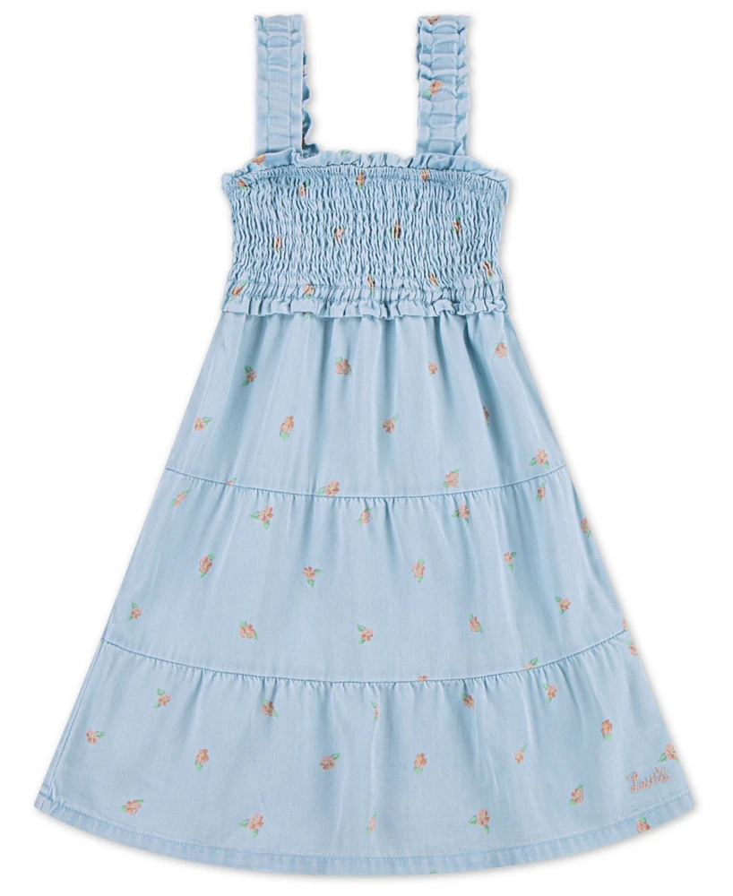 Levi's Toddler Girls Babydoll Smocked Dress