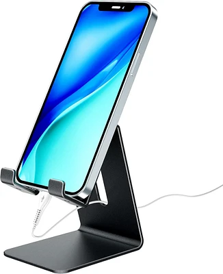 Besign Cell Phone Stand for Desk Holder Dock Cradle iPhone 15 14 13 12 11 Pro Max X Xr 8 Plus 7 6, Tablet(4-10in)