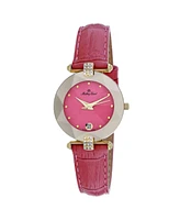 Mathey Tissot Women's Pyramide Pink Dial Watch