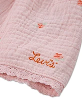 Levi's Toddler Girls 2-Piece Tie Tank Top and Shorts Set