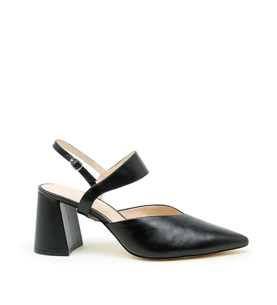 Alterre Women's Black Elsie Customizable V Mules