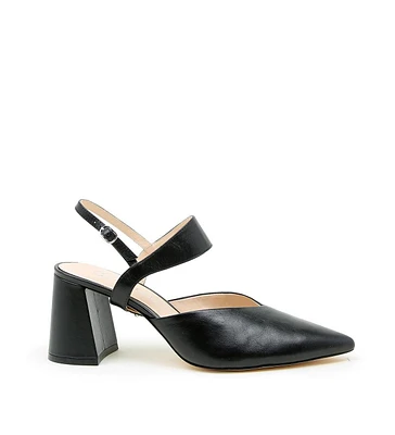 Alterre Women's Black Elsie Customizable V Mules