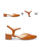 Alterre Women's Cognac Jackie Customizable Slides