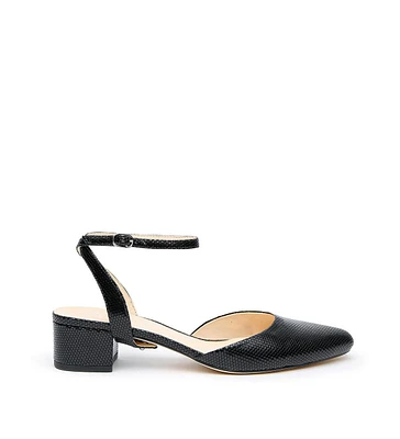 Alterre Women's Rattlesnake Black Marilyn Customizable Slides
