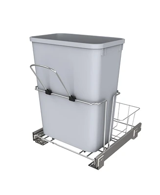 Rev-a-Shelf qt. Universal Waste Container with Rear Basket