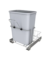 Rev-a-Shelf qt. Universal Waste Container with Rear Basket