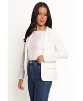Petal and Pup Women's Darian Lace Knit Single Button Blazer