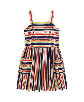 Polo Ralph Lauren Big Girls Striped Dress