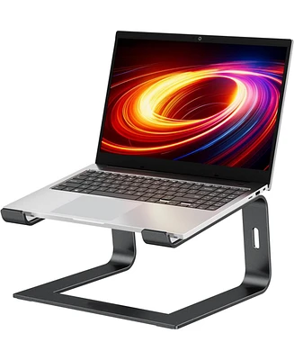 Besign Laptop Stand for Desk Aluminum Computer Riser Holder Compatible with MacBook Air Pro, Dell, Hp, Lenovo Samsung, Alienware All