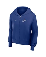 Nike Women's Navy Los Angeles Dodgers Lightweight Full-Zip Hoodie