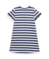 Polo Ralph Lauren Big Girls Striped Bear Dress