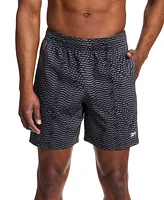 Reebok Men's Textured Logo Woven Shorts