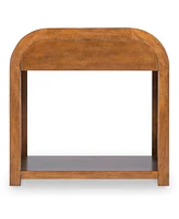 Prescott 25" Wood Mappa Burl End Table