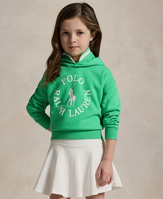 Polo Ralph Lauren Toddler and Little Girls Big Pony Logo French Terry Hoodie